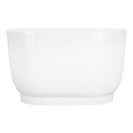 51" Pelion Acrylic Freestanding Tub - No Faucet Holes