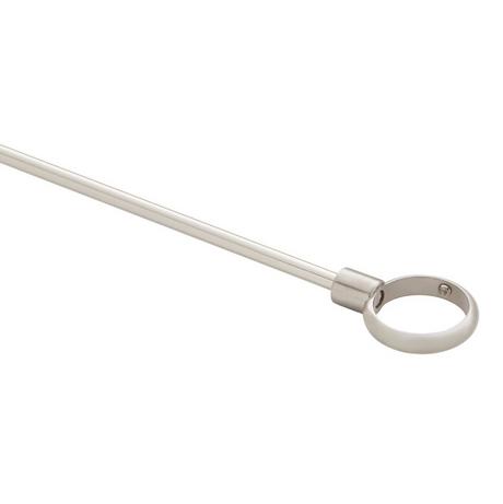 Neo-Angle Solid Brass Shower Rod and Ceiling Support