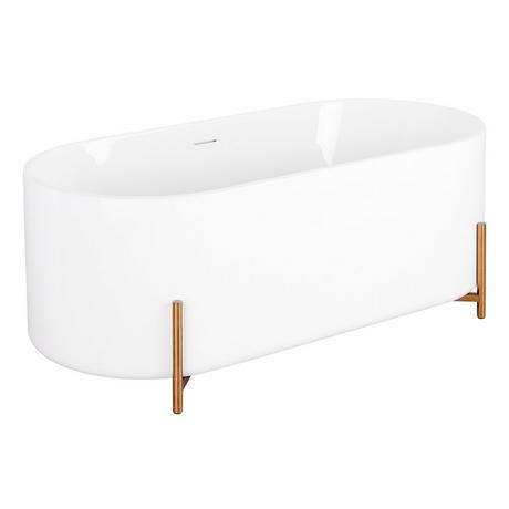 67" Conroy Acrylic Freestanding Tub with Stand