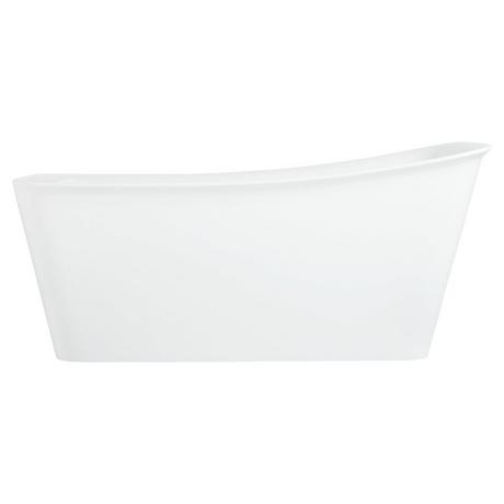 63" Souza Acrylic Freestanding Tub with Trim Kit