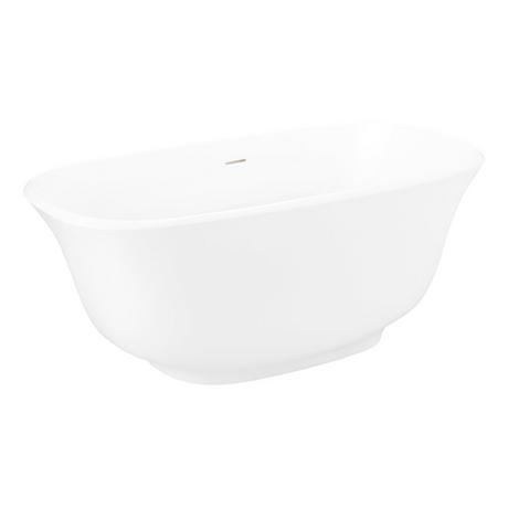 59" Lindsey Acrylic Freestanding Tub