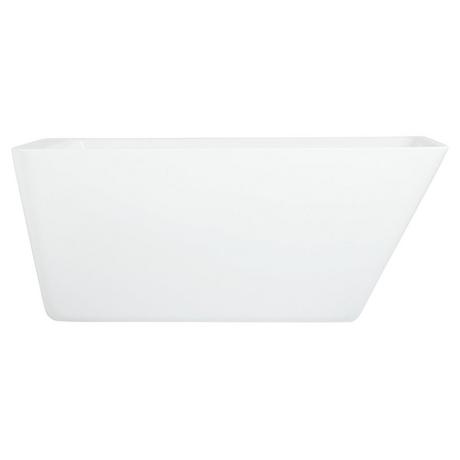 67" Jaidyn Acrylic Freestanding Tub with Trim Kit