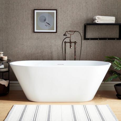 70" Danae Acrylic Freestanding Tub