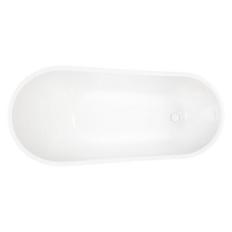 71" Sheba Acrylic Slipper Tub